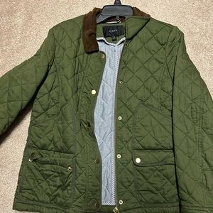 j. Crew quilted jacket